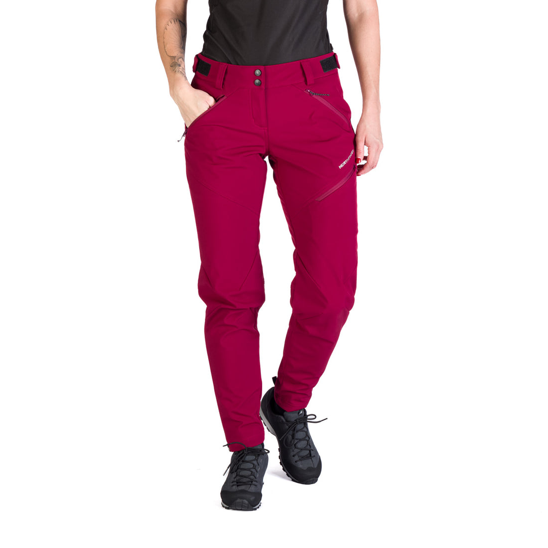 NO-4956OR women's trekking softshell trousers outdoor 3L LORA