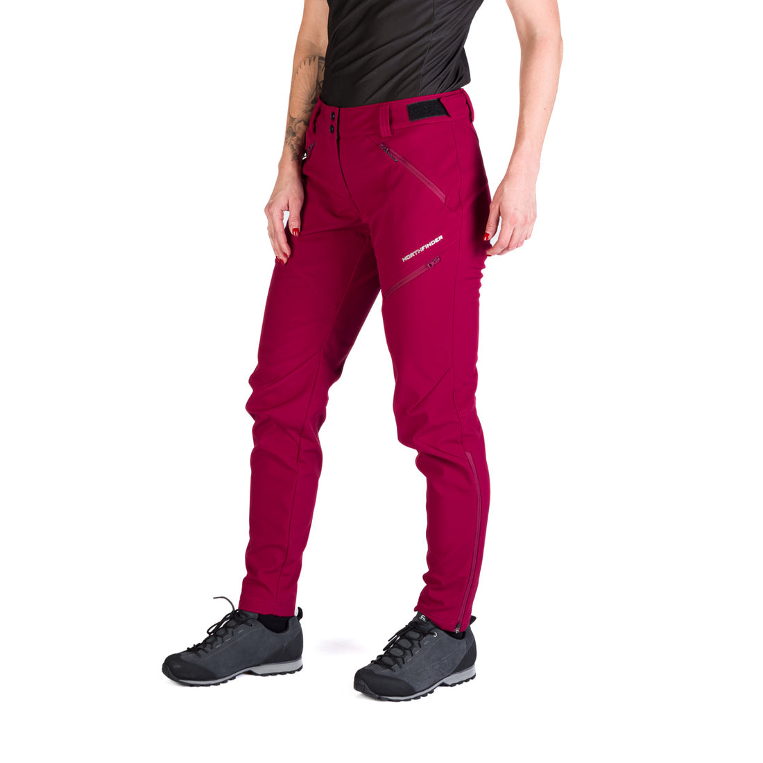 NO-4956OR women's trekking softshell trousers outdoor 3L LORA