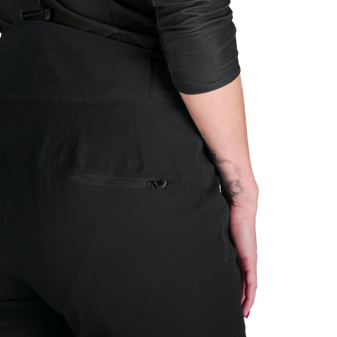 NO-4970SNW women's ski comfortable trousers with braces JODI