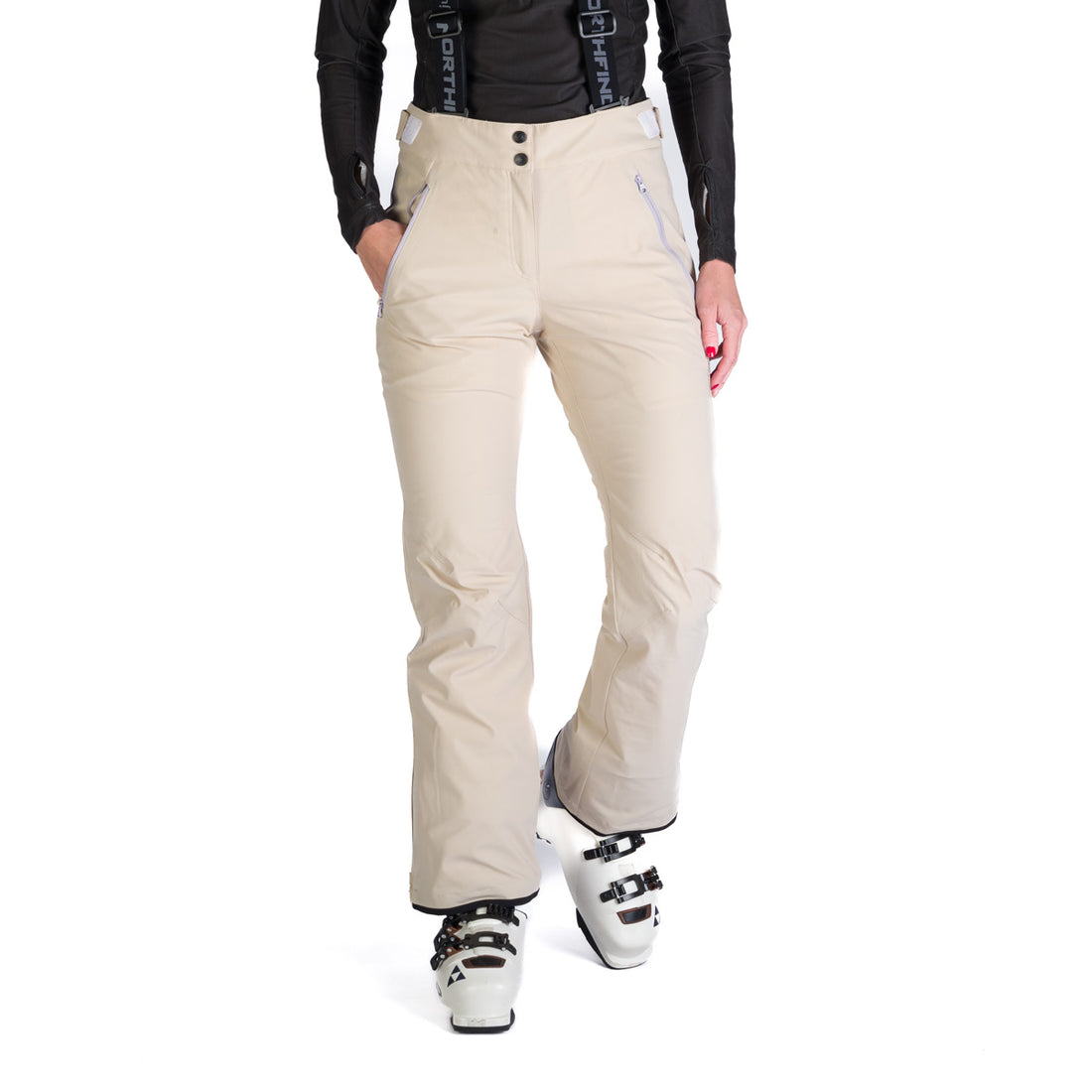 NO-4970SNW women's ski comfortable trousers with braces JODI