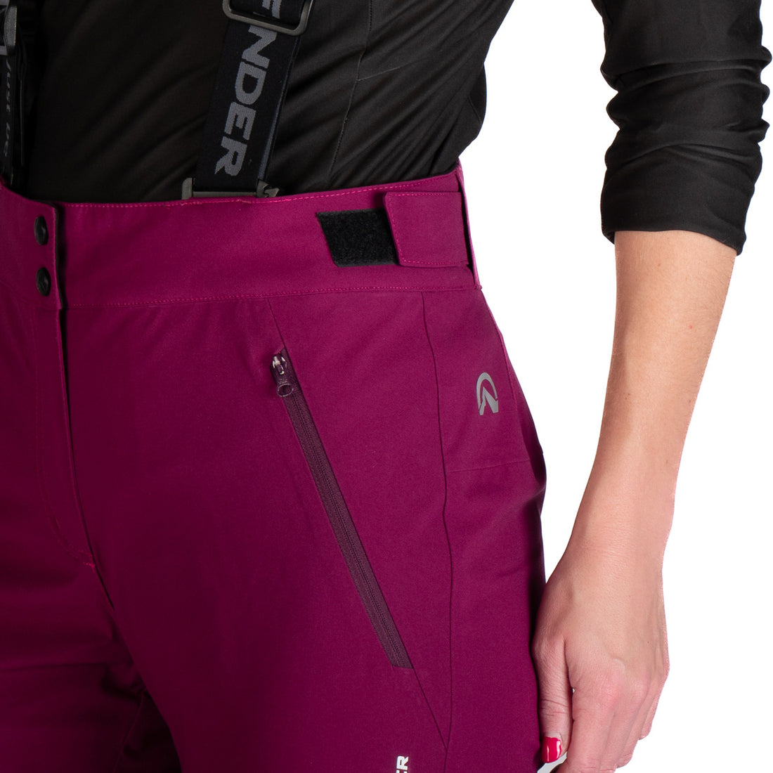 NO-4970SNW women's ski comfortable trousers with braces JODI