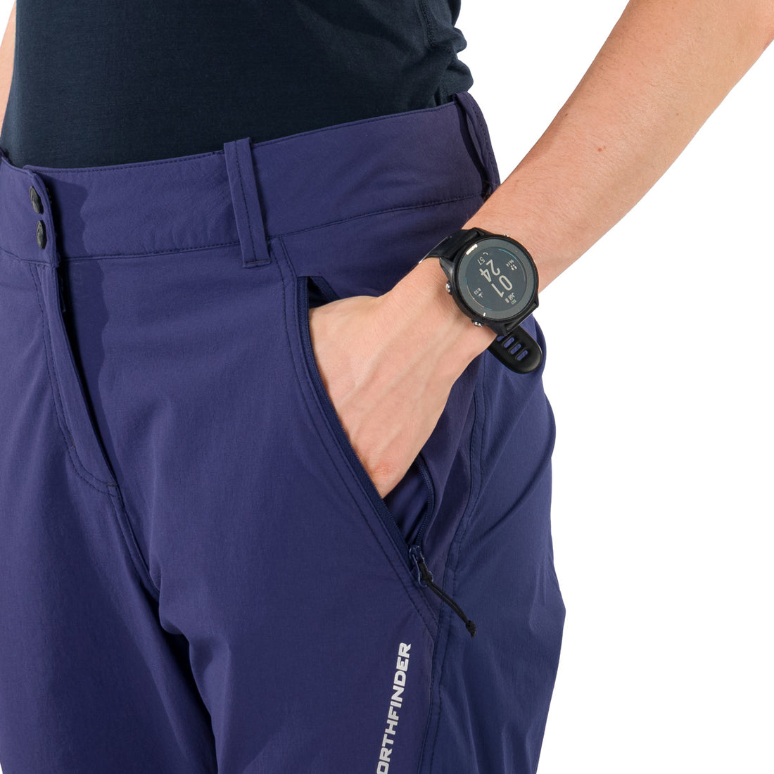 NO-4989OR women's outdoor combi stretch pants STACI
