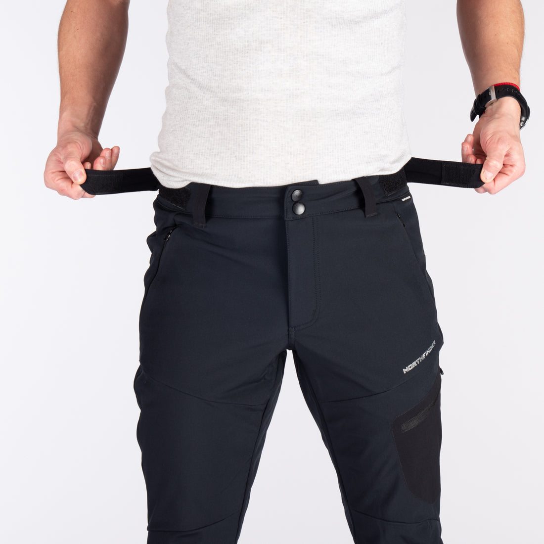 NO-5007OR men's softshell pants outdoor 10k/5k GINEMON