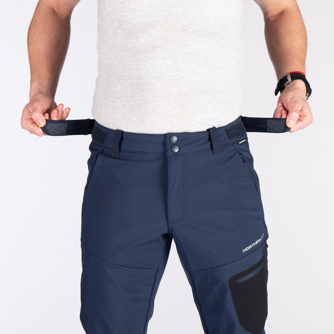 NO-5007OR men's softshell pants outdoor 10k/5k GINEMON