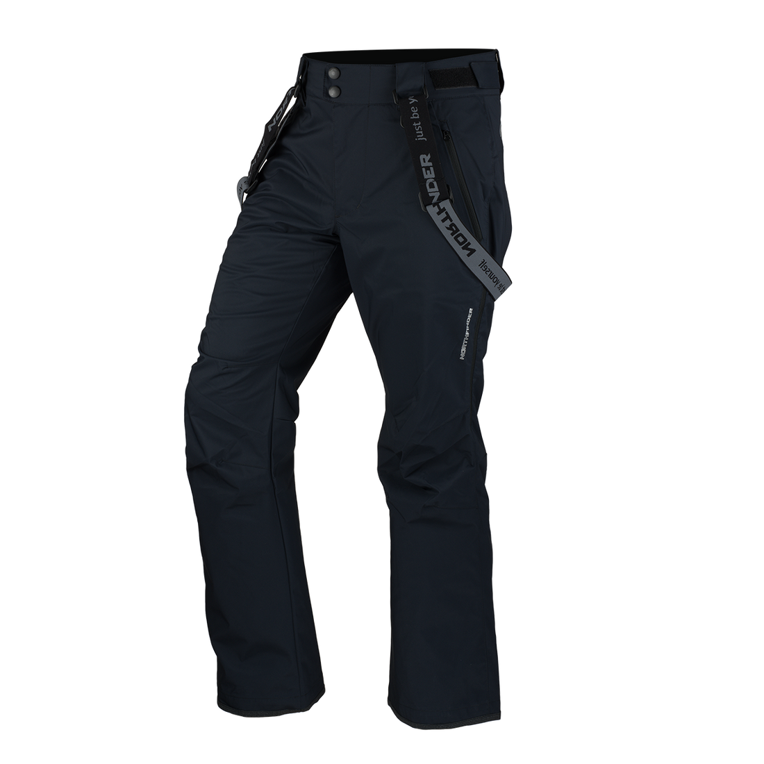 NO-5008SNW men's ski pants with braces ISHAAN