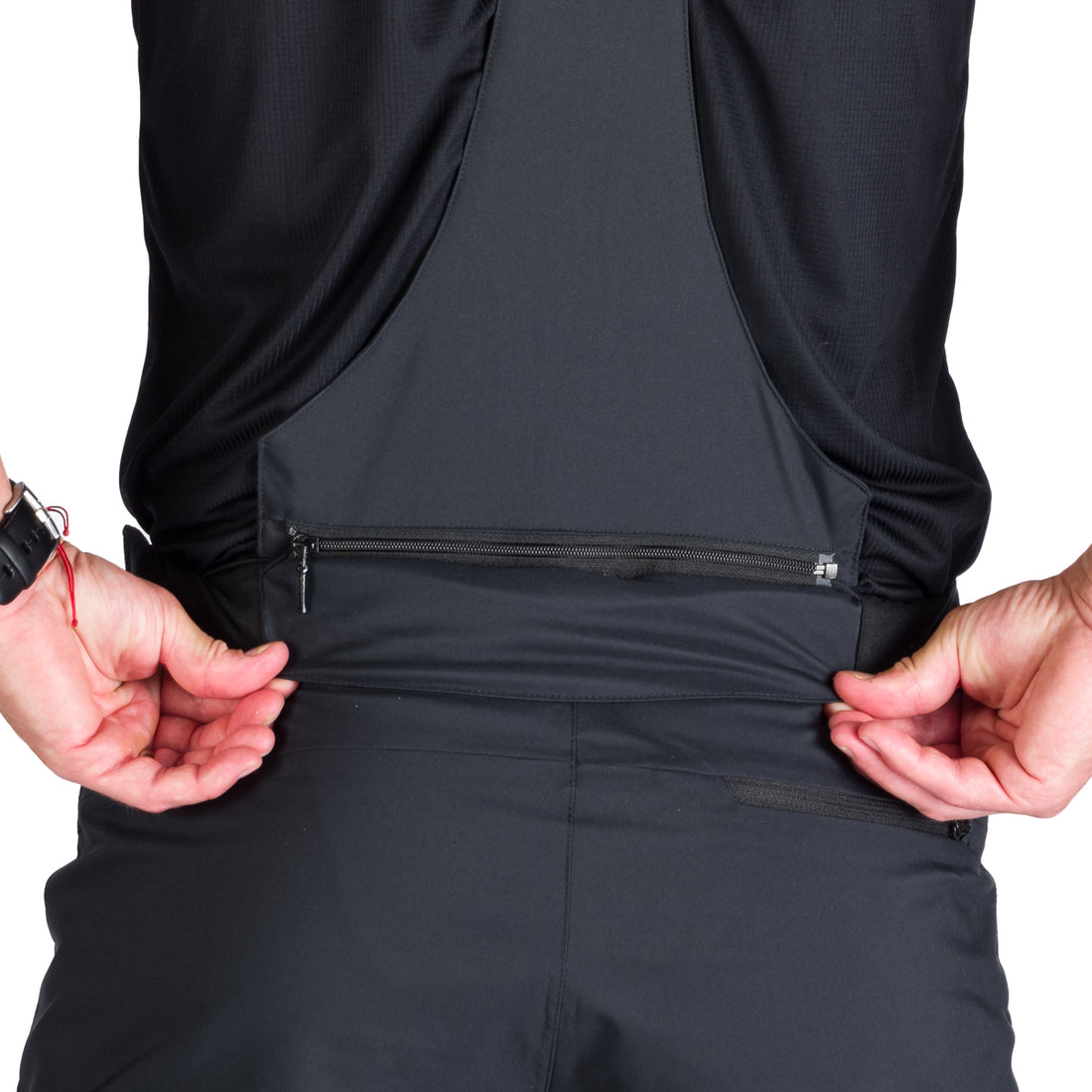 NO-5008SNW men's ski pants with braces ISHAAN