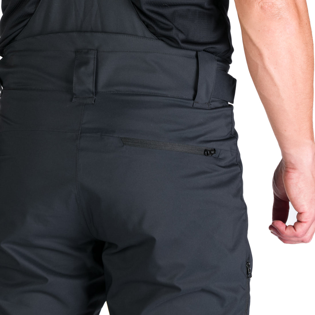 NO-5008SNW men's ski pants with braces ISHAAN