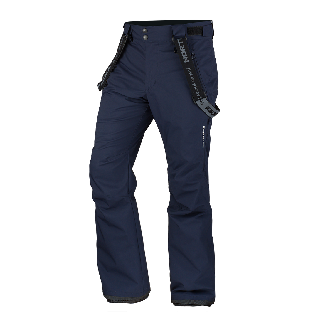 NO-5008SNW men's ski pants with braces ISHAAN