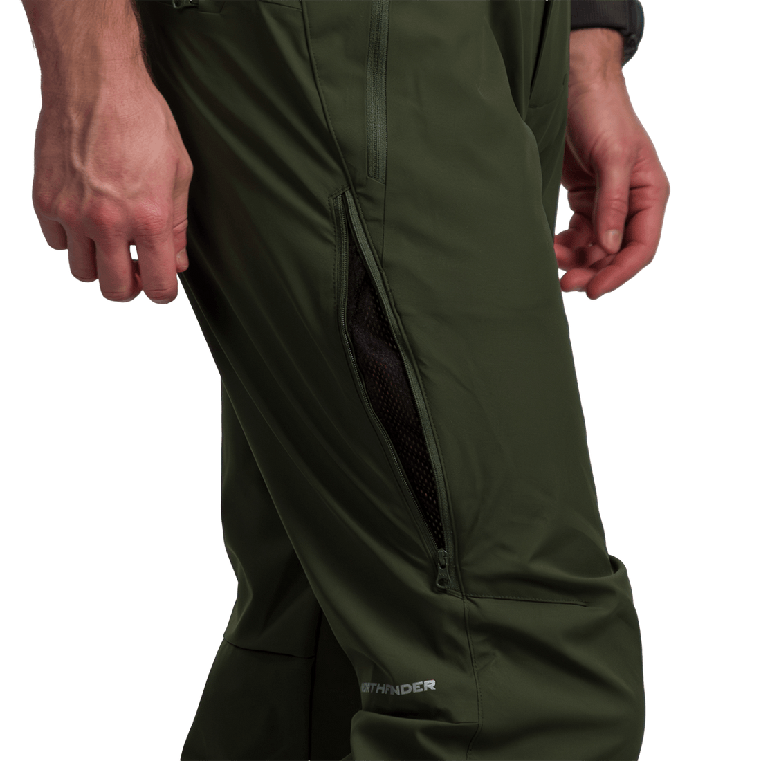 NO-5008SNW men's ski pants with braces ISHAAN