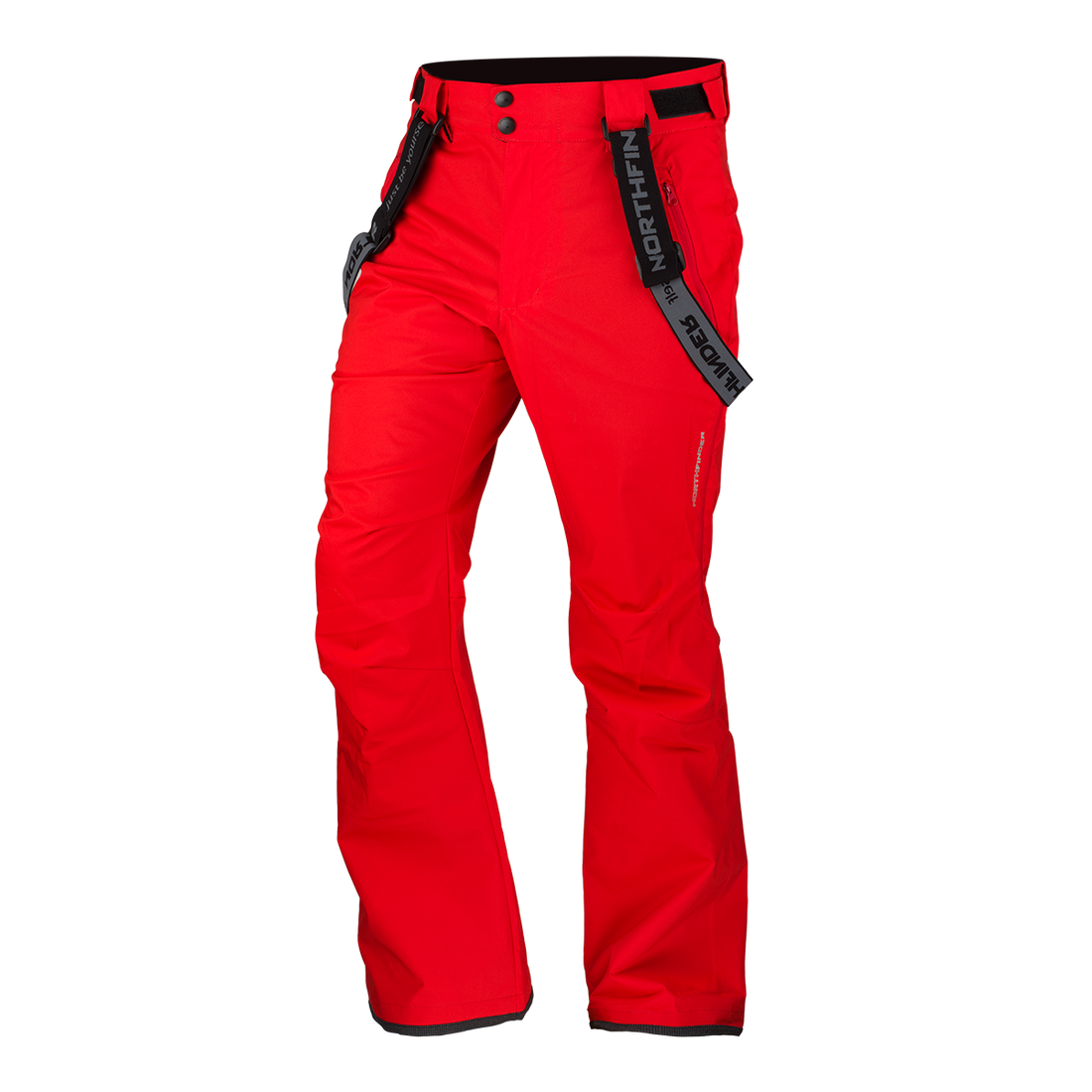NO-5008SNW men's ski pants with braces ISHAAN