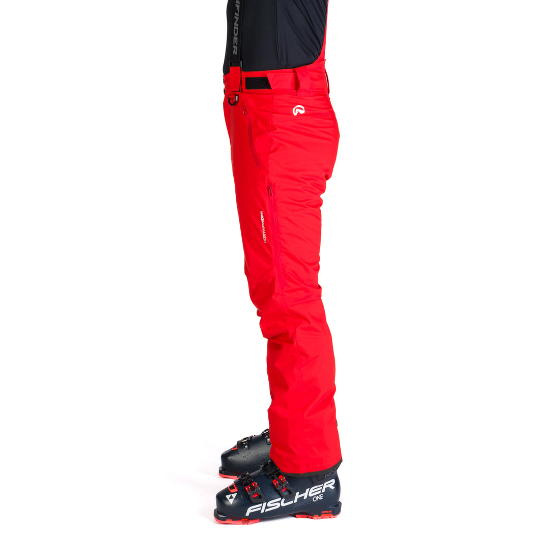 NO-5008SNW men's ski pants with braces ISHAAN