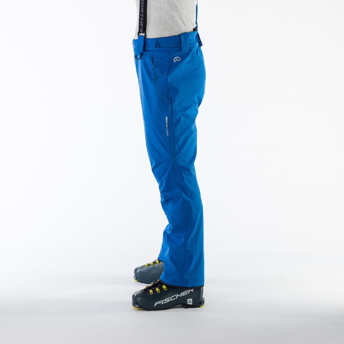 NO-5010SNW men's ski-softshell pants with braces LOXLEY