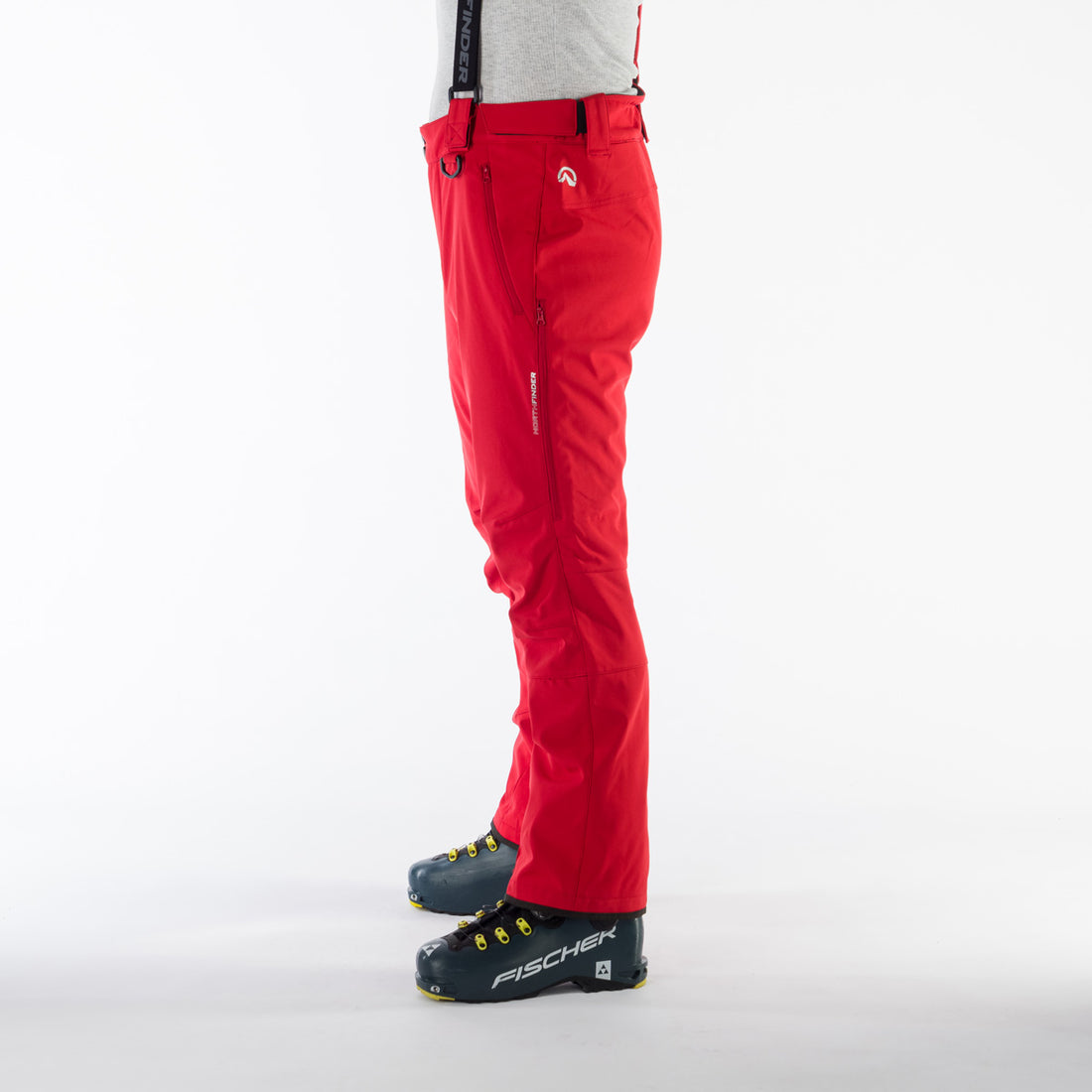 NO-5010SNW men's ski-softshell pants with braces LOXLEY