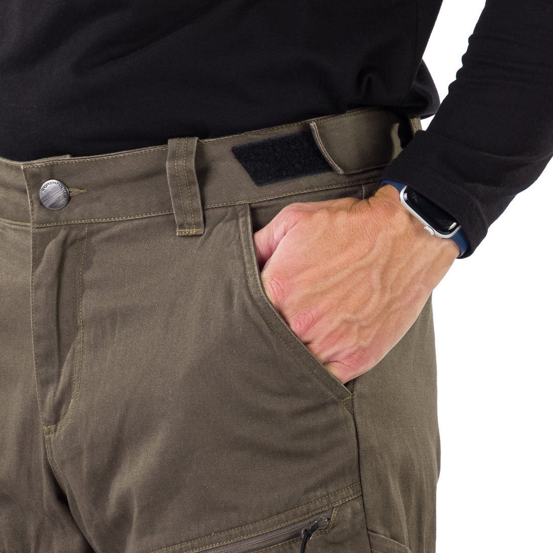 NO-5038OR men's travel cotton cargo pants  LUCJAN