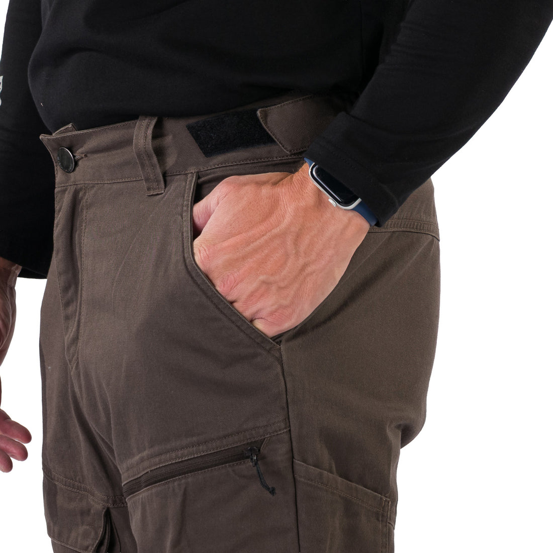 NO-5038OR men's travel cotton cargo pants  LUCJAN