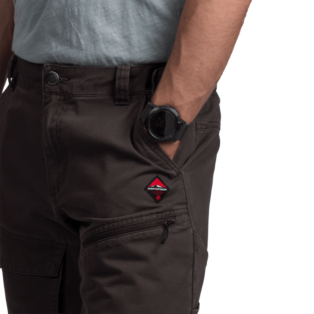 NO-5038OR men's travel cotton cargo pants  LUCJAN
