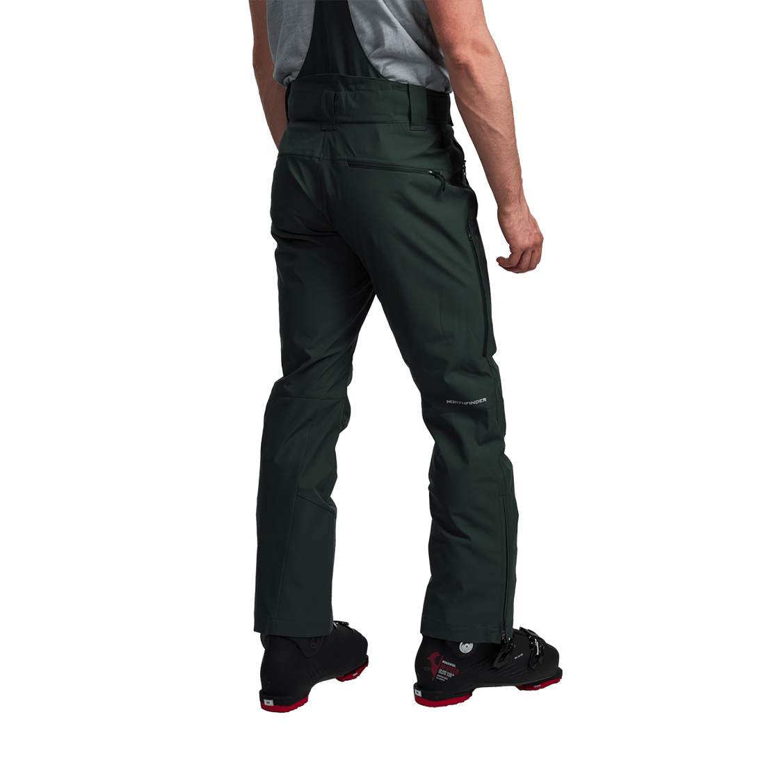 NO-5049SNW men's ski comfort trousers with braces BARTA