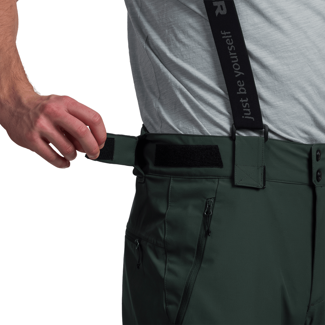 NO-5049SNW men's ski comfort trousers with braces BARTA
