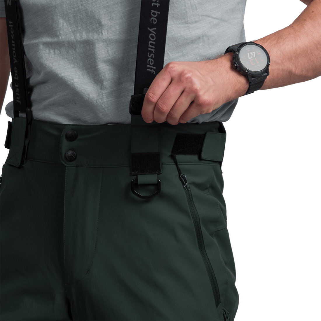 NO-5049SNW men's ski comfort trousers with braces BARTA