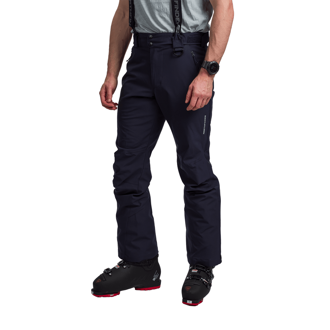 NO-5049SNW men's ski comfort trousers with braces BARTA