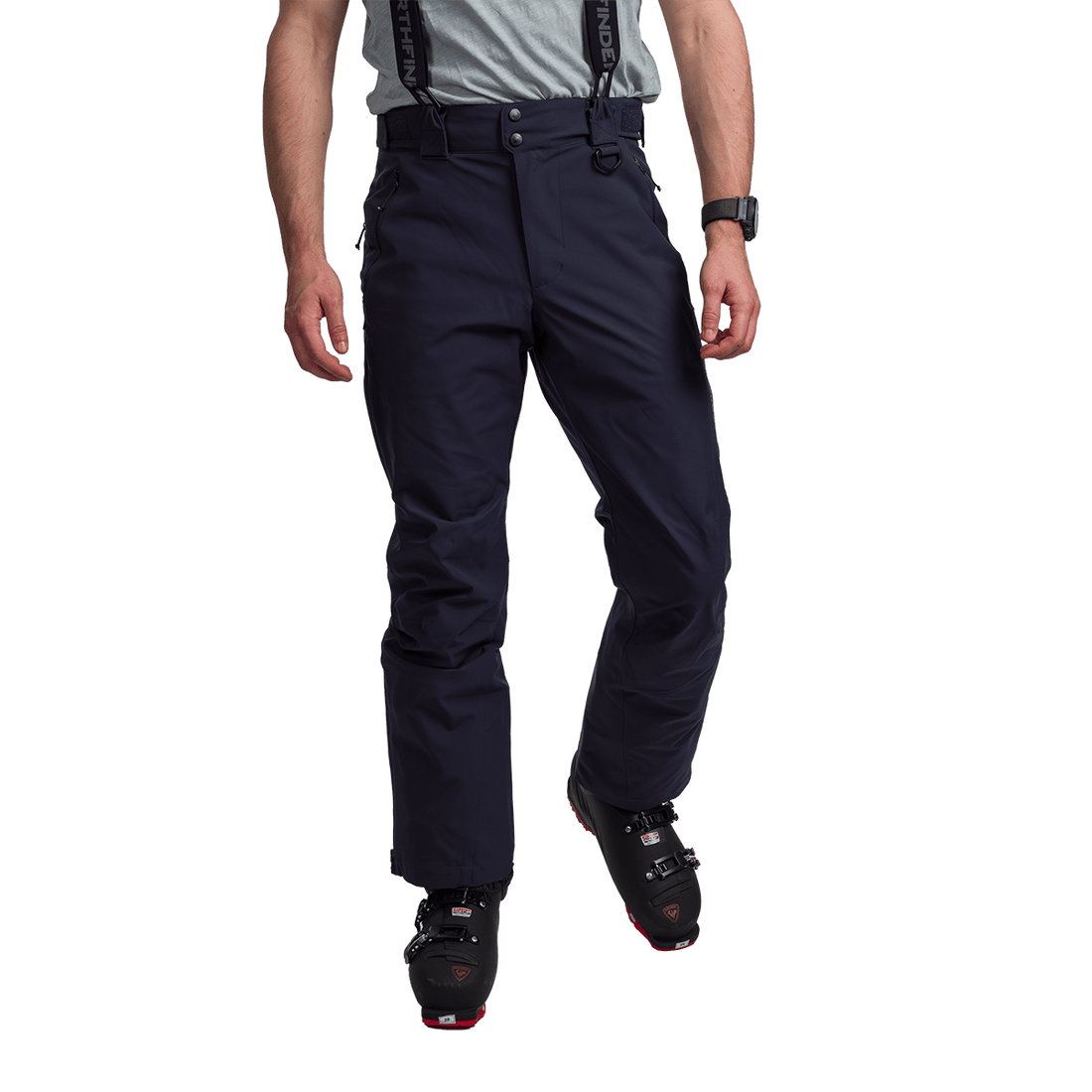 NO-5049SNW men's ski comfort trousers with braces BARTA