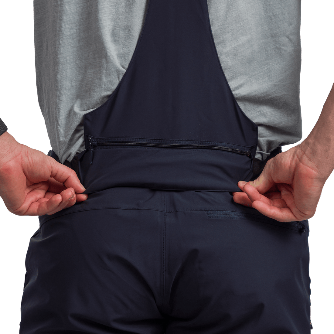 NO-5049SNW men's ski comfort trousers with braces BARTA