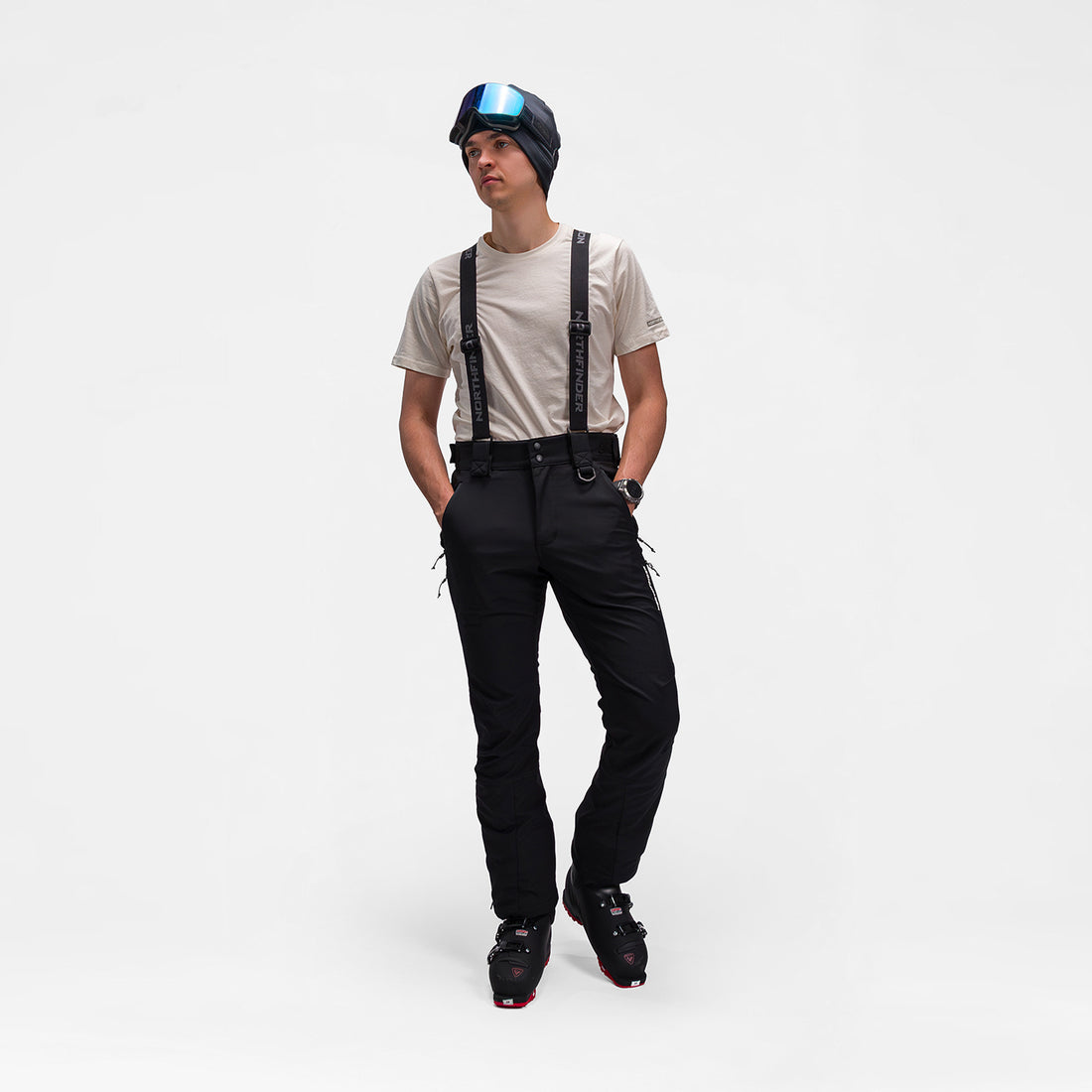 NO-5050SNW men's ski softshell pants BENCE
