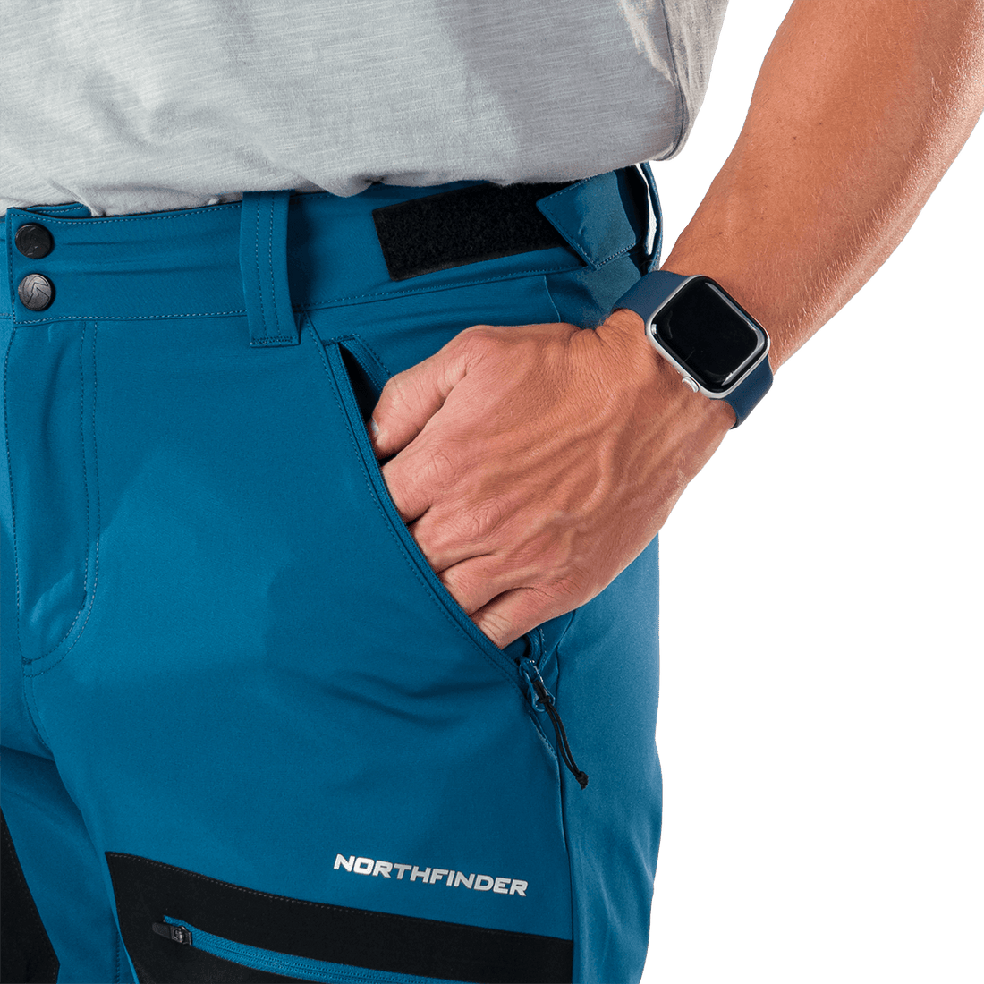 NO-5064OR men's trekking softshell pants 3L NATANIEL