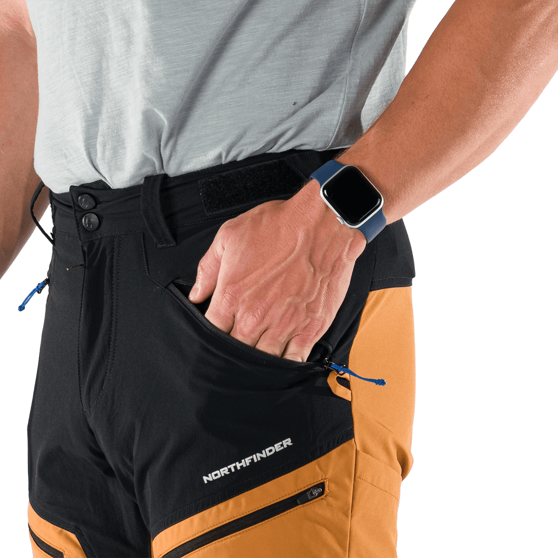 NO-5065OR men's trekking hybrid softshell pants NEPTUNO