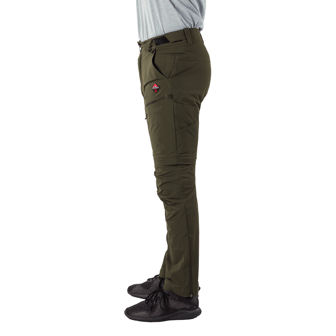 NO-5070OR men's trekking cargo 2 in 1 zip off stretch pants SOCRATES