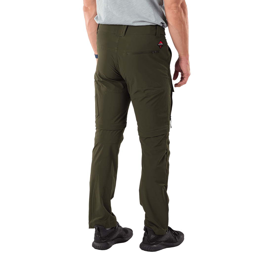 NO-5070OR men's trekking cargo 2 in 1 zip off stretch pants SOCRATES