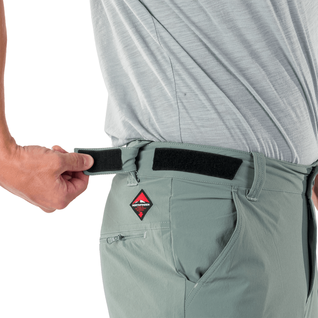 NO-5070OR men's trekking cargo 2 in 1 zip off stretch pants SOCRATES