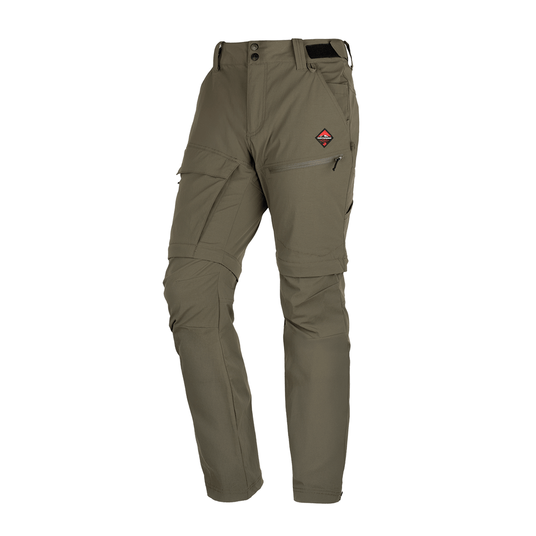NO-5075OR men's lightweight cargo 2 in 1 zip off stretch pants BARTOL