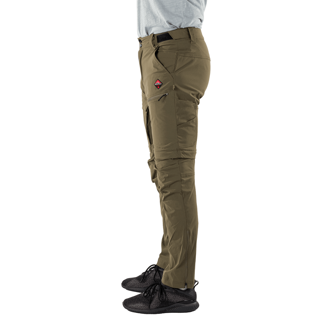 NO-5075OR men's lightweight cargo 2 in 1 zip off stretch pants BARTOL