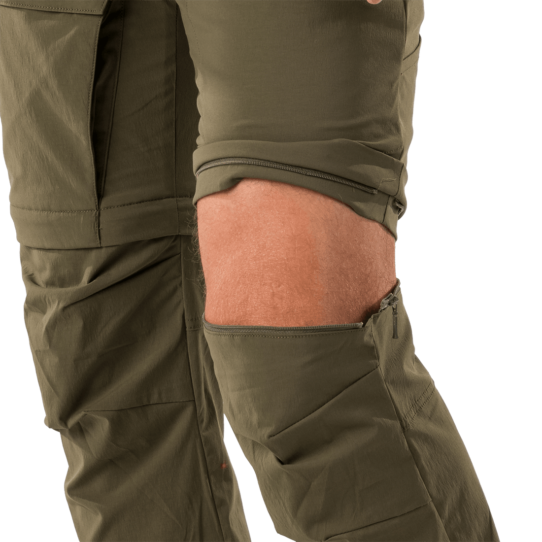 NO-5075OR men's lightweight cargo 2 in 1 zip off stretch pants BARTOL