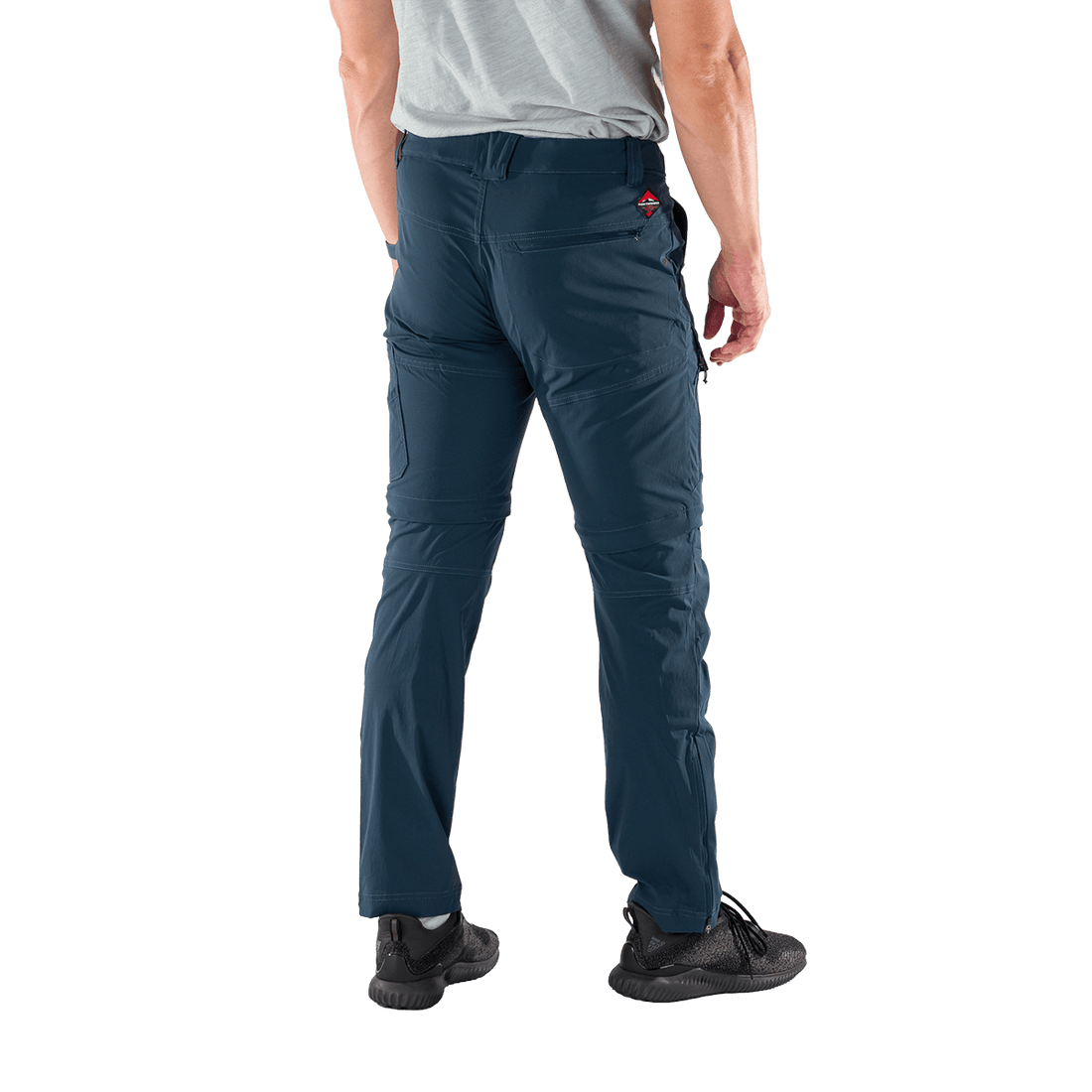 NO-5075OR men's lightweight cargo 2 in 1 zip off stretch pants BARTOL