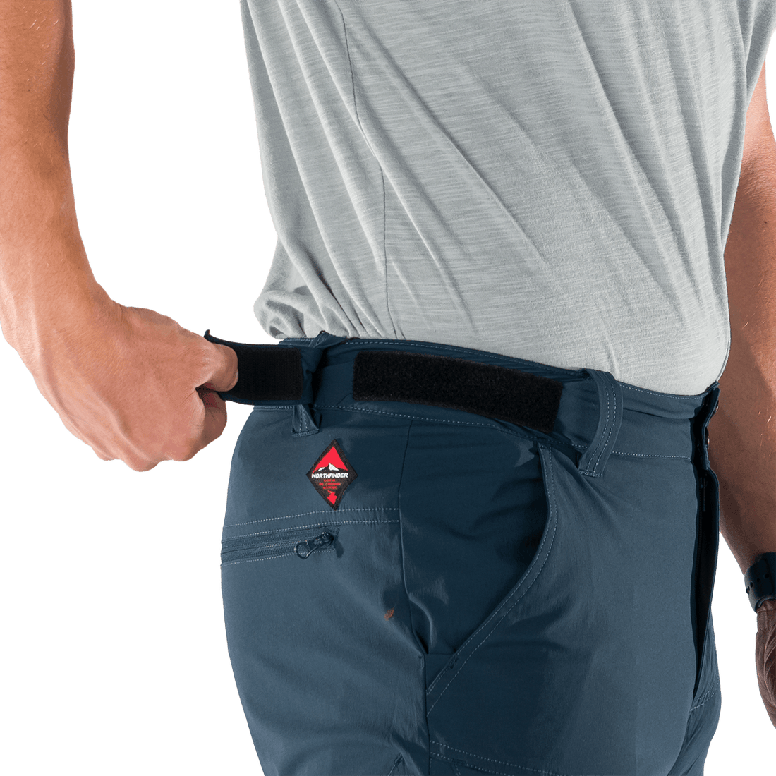 NO-5075OR men's lightweight cargo 2 in 1 zip off stretch pants BARTOL
