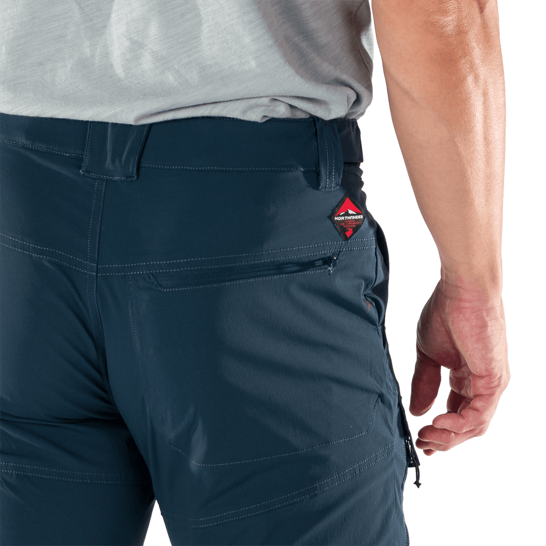 NO-5075OR men's lightweight cargo 2 in 1 zip off stretch pants BARTOL