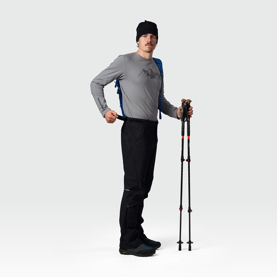 NO-5110OR men's outdoor winter softshell pants 3L PIERCE