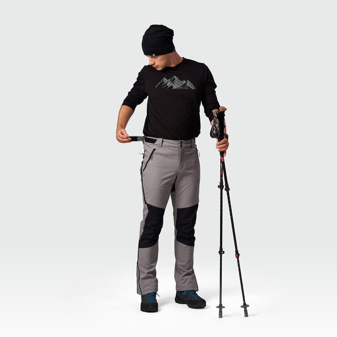 NO-5110OR men's outdoor winter softshell pants 3L PIERCE