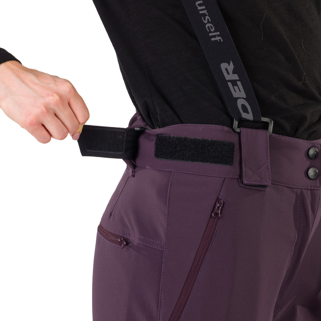 NO-6007SNW women's ski softshell pants for winter 3l ISABELA