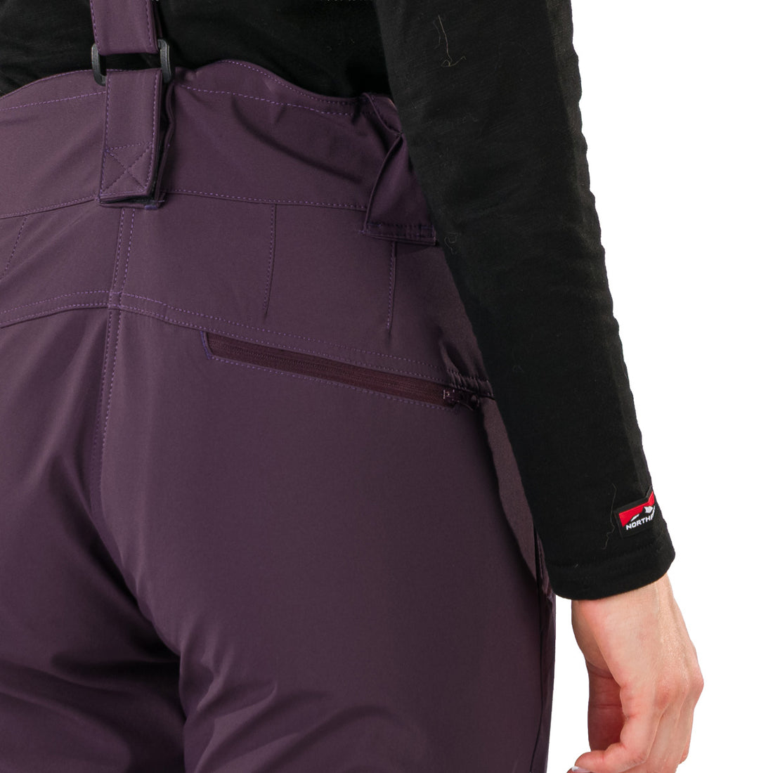 NO-6007SNW women's ski softshell pants for winter 3l ISABELA