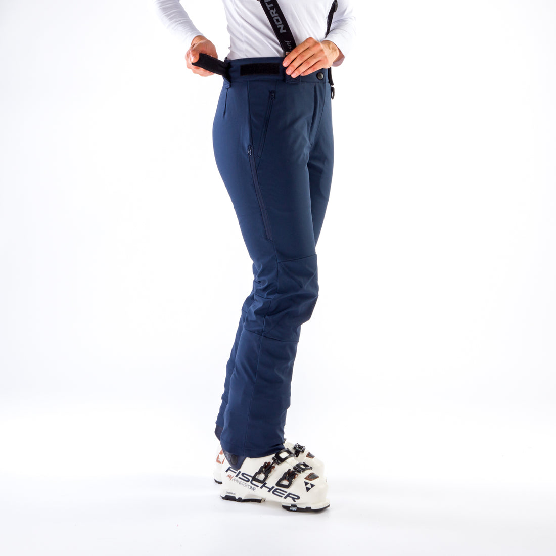 NO-6008SNW women's ski softshell pants for winter 3l ISABELA