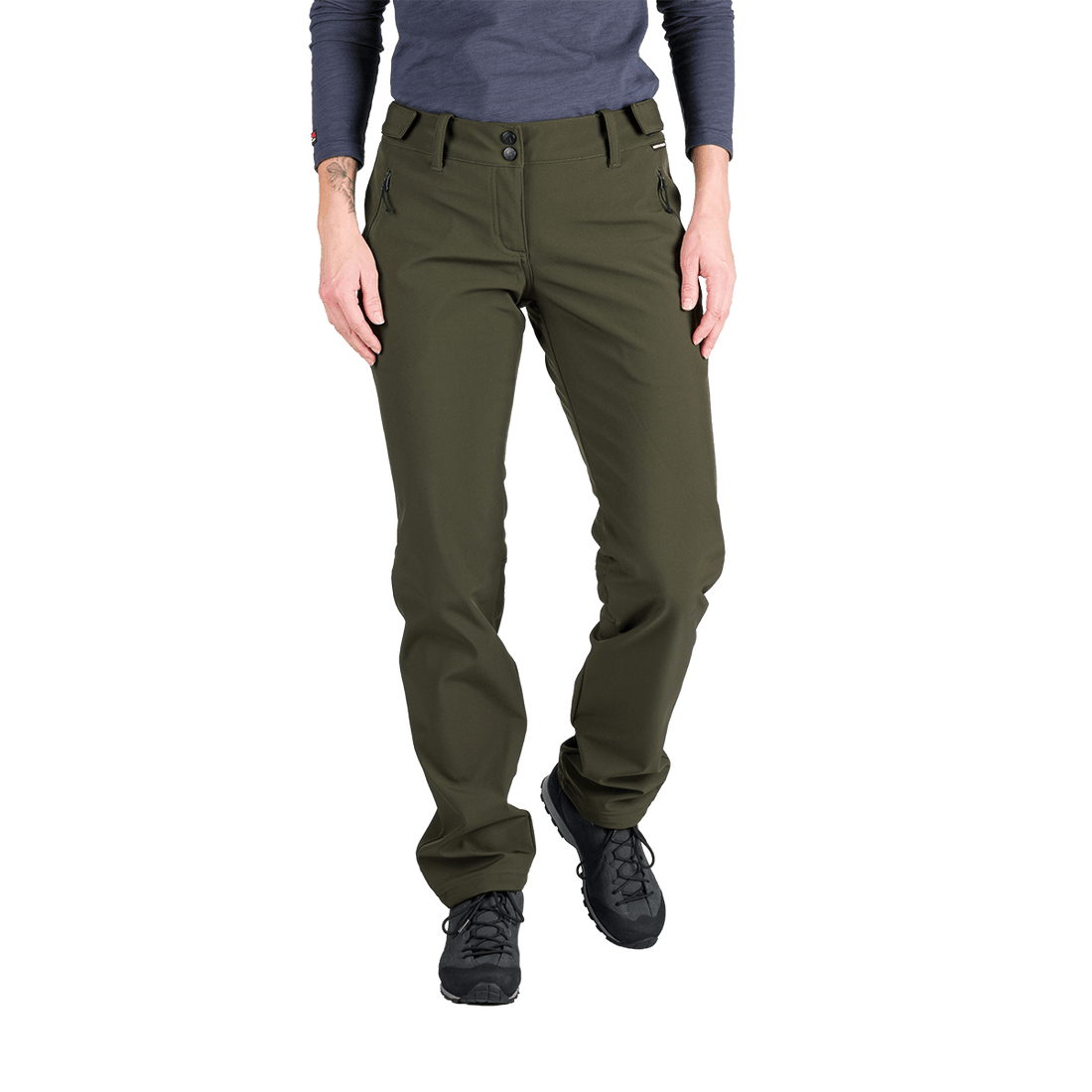 NO-6035OR women's softshell pants 3L KATY