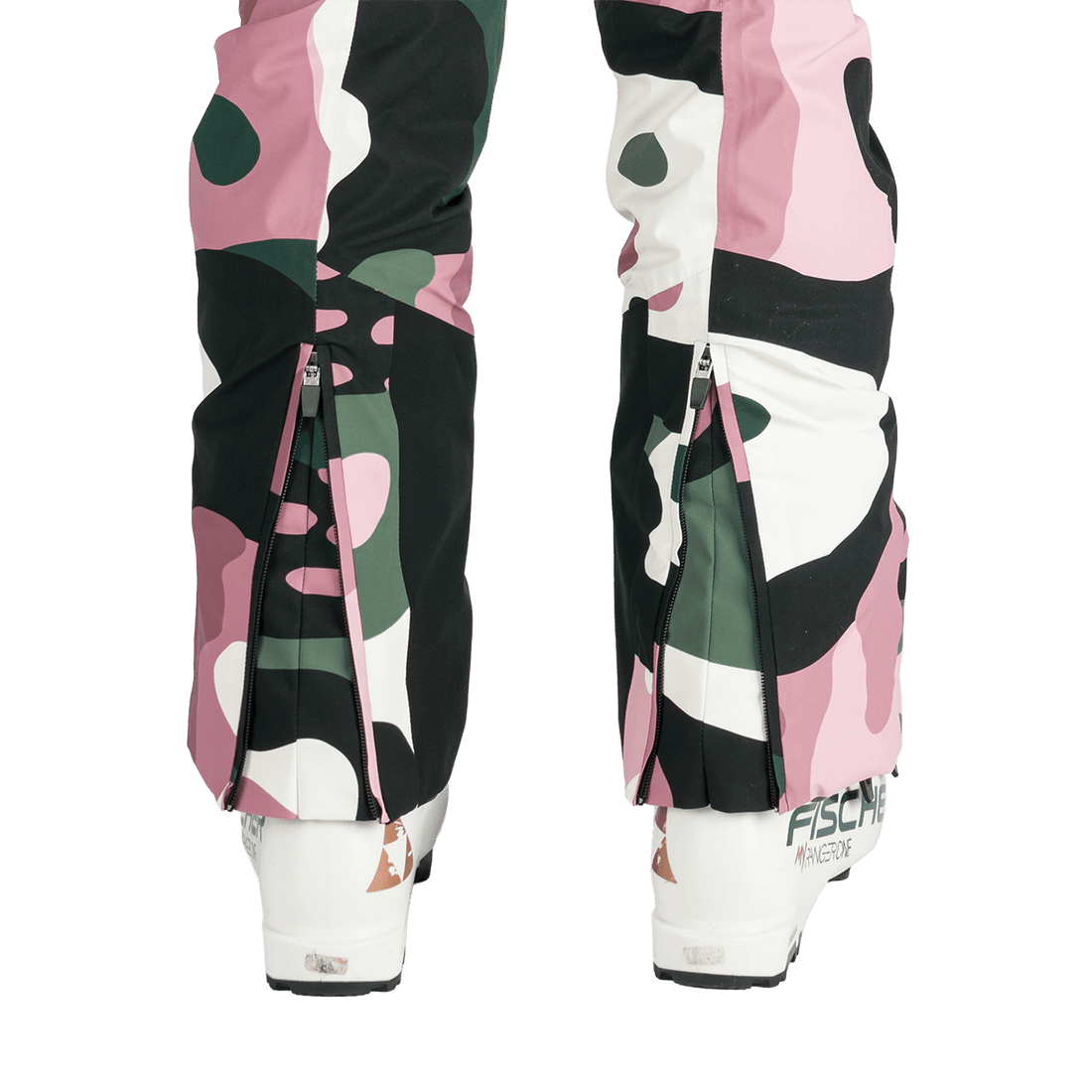 NO-6048SNW women's ski allover print trousers ISABELL