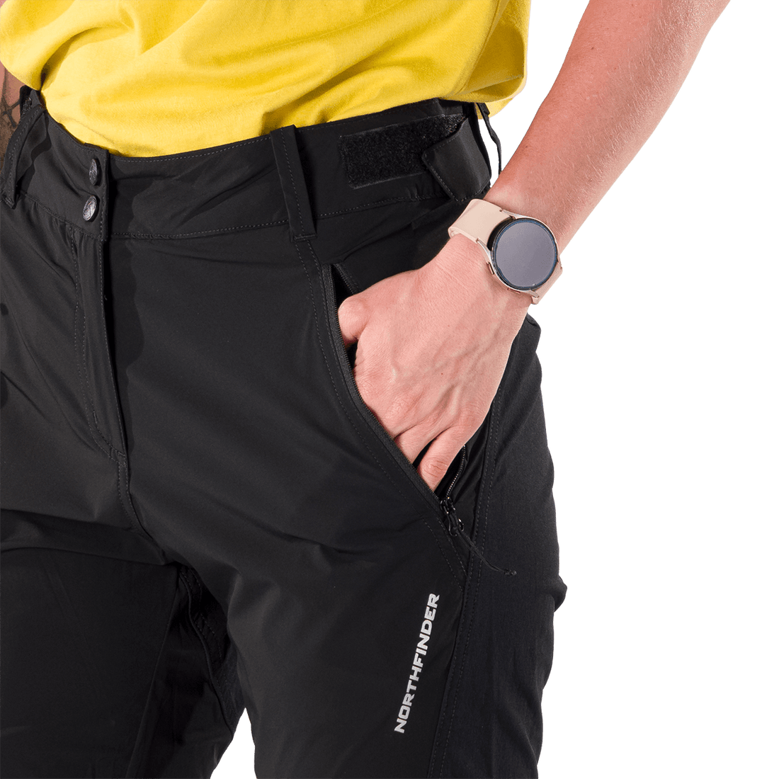 NO-6067OR women's trekking combi pants MENCIA