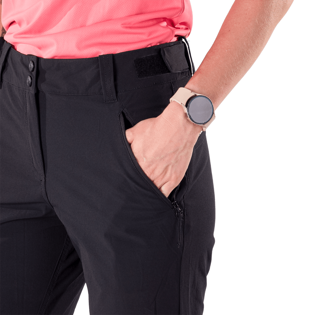 NO-6068OR women's travel elastic pants AINHOA