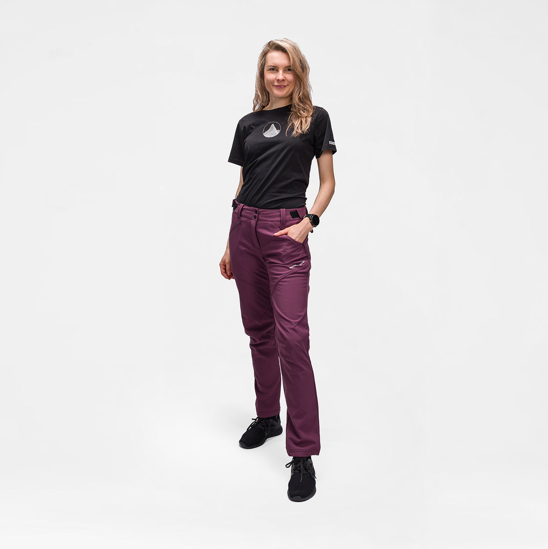 NO-6111OR women's trekking softshell pants outdoor 3L LEEA