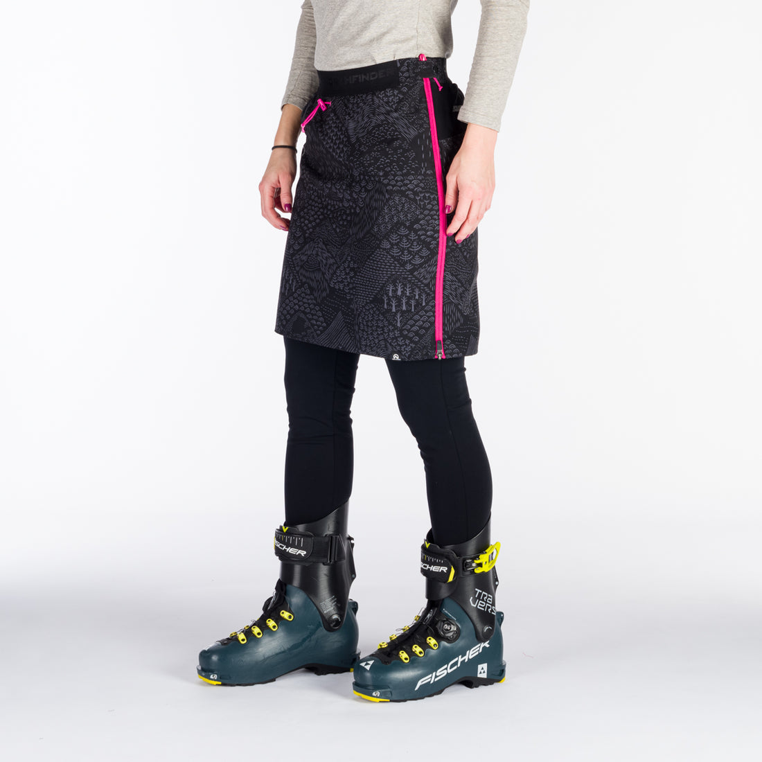 SU-45603SKP women´s ski-touring skirt active sport padded Polartec alpha direct JARABA