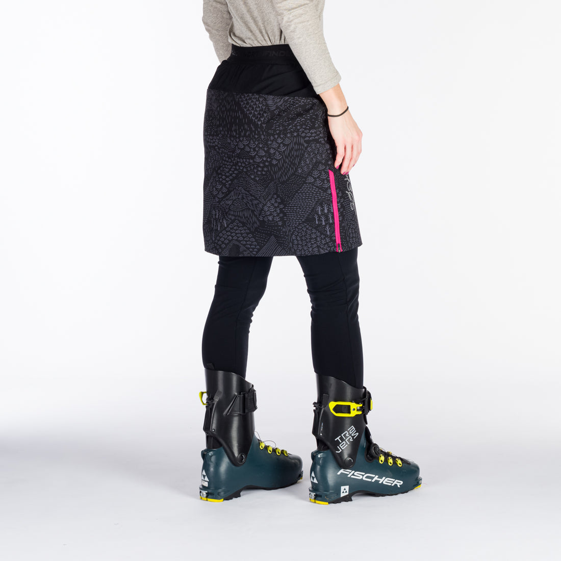 SU-45603SKP women´s ski-touring skirt active sport padded Polartec alpha direct JARABA